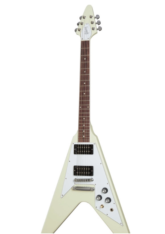 04. Guitarra Gibson Flying V 70S Classic White