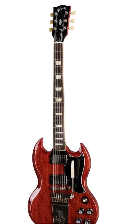 Guitarra Gibson SG Standard 61 Maestro Vibrola Vintage Cherry