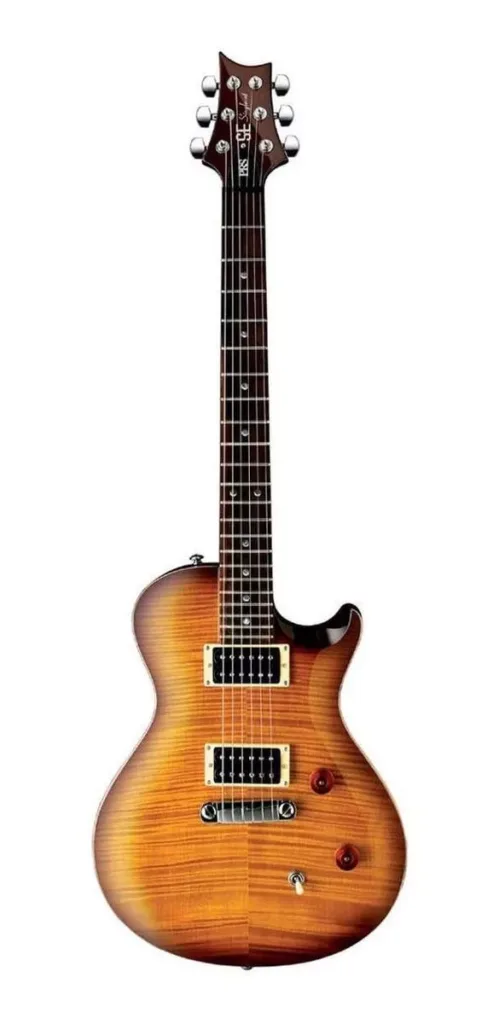 Guitarra elétrica PRS Guitars SE Singlecut Trem single-cutaway de mogno tobacco sunburst com diapasão de pau-rosa
